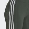 imageadidas Womens Essentials 3Stripes Bike ShortsGreen Oxidewhite