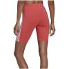 imageadidas Womens Essentials 3Stripes Bike ShortsSemi TurboWhite