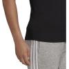 imageadidas Womens Essentials Slim 3Stripes TeeBlackWhite