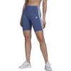 imageadidas Womens Essentials 3Stripes Bike ShortsCrew BlueWhite