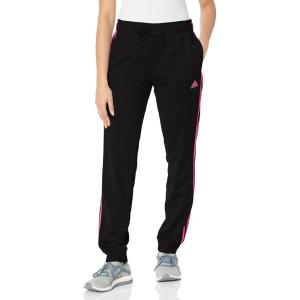 imageadidas Womens Plus Size Essentials Fleece Tapered Cuff PantsBlackPulse Magenta