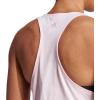 imageadidas Womens Essentials Loose Logo Tank TopClear PinkWhite