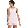 imageadidas Womens Essentials Loose Logo Tank TopClear PinkWhite