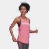 imageadidas Womens Essentials Loose Logo Tank TopRose ToneWhite