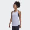 imageadidas Womens Essentials Loose Logo Tank TopViolet ToneWhite