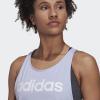 imageadidas Womens Essentials Loose Logo Tank TopViolet ToneWhite