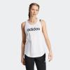 imageadidas Womens Essentials Loose Logo Tank TopWhiteBlack