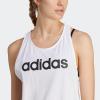 imageadidas Womens Essentials Loose Logo Tank TopWhiteBlack