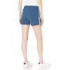 imageadidas Womens Essentials Slim 3Stripes ShortsAltered BlueWhite