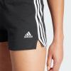 imageadidas Womens Essentials Slim 3Stripes ShortsBlackWhite