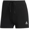 imageadidas Womens Essentials Slim 3Stripes ShortsBlackWhite