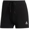 imageadidas Womens Essentials Slim 3Stripes ShortsBlackWhite