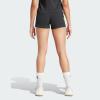 imageadidas Womens Essentials Slim 3Stripes ShortsBlackWhite