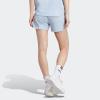 imageadidas Womens Essentials Slim 3Stripes ShortsBlue DawnWhite