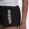 imageadidas Womens Essentials Slim 3Stripes ShortsCore BlackWhite