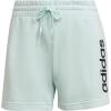 imageadidas Womens Essentials Slim 3Stripes ShortsIce MintWhite