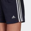 imageadidas Womens Essentials Slim 3Stripes ShortsInkWhite