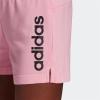 imageadidas Womens Essentials Slim 3Stripes ShortsLight PinkWhite