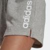 imageadidas Womens Essentials Slim 3Stripes ShortsMedium Grey HeatherWhite