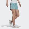 imageadidas Womens Essentials Slim 3Stripes ShortsMint TonWhite