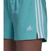 imageadidas Womens Essentials Slim 3Stripes ShortsSemi Mint RushWhite