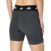 imageadidas Womens Techfit 3 Inch Short TightsDark Grey HeatherBlack