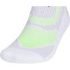 imageadidas UnisexAdult Superlite Performance Tabbed No Show Socks 2pairWhiteGreen SparkBliss Lilac Purple