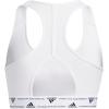 imageadidas Womens Training Medium Support 3 Stripes BraWhiteCore Black