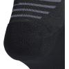 imageadidas Unisex Adult Running Midcrew Socks 1 PairBlackOnix GreySilver Reflective