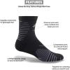 imageadidas Unisex Adult Running Midcrew Socks 1 PairBlackOnix GreySilver Reflective