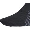 imageadidas Unisex Adult Running Midcrew Socks 1 PairBlackOnix GreySilver Reflective