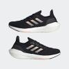 imageadidas Womens Ultraboost 22 Running ShoeBlackClear OrangeCrystal White