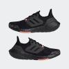 imageadidas Womens Ultraboost 22 Running ShoeCore BlackCore BlackBeam Pink