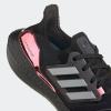 imageadidas Womens Ultraboost 22 Running ShoeCore BlackMatte SilverBeam Pink