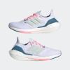 imageadidas Womens Ultraboost 22 Running ShoeWhiteGreyAlmost Blue