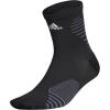 imageadidas Unisex Adult Running Midcrew Socks 1 PairBlackOnix GreySilver Reflective