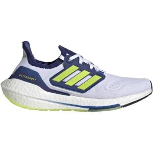 imageadidas Womens Ultraboost 22 Running ShoeCloud WhiteSolar YellowVictory Blu