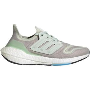 imageadidas Womens Ultraboost 22 Running ShoeMetal GreyLinen GreenOff White