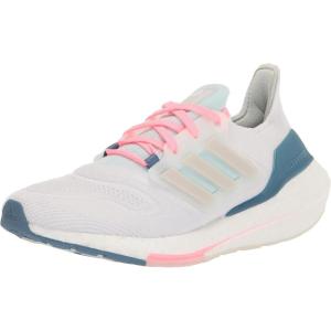 imageadidas Womens Ultraboost 22 Running ShoeWhiteGreyAlmost Blue