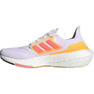 imageadidas Womens Ultraboost 22 Running ShoeWhiteTurboFlash Orange