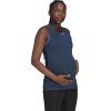 imageadidas Womens Aeroready Designed 2 Move Sport Tank Top MaternityCrew NavyBlack