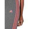 imageadidas Womens Essentials 3Stripes LeggingsDark Grey HeatherSemi Turbo