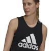 imageadidas Womens Essentials Big Logo Tank TopBlackWhite