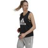 imageadidas Womens Essentials Big Logo Tank TopBlackWhite