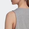 imageadidas Womens Essentials Big Logo Tank TopMedium Grey HeatherWhite