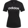 imageadidas Womens Loungewear Essentials Slim Logo TeeBlackWhite