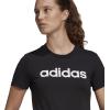 imageadidas Womens Loungewear Essentials Slim Logo TeeBlackWhite