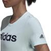 imageadidas Womens Loungewear Essentials Slim Logo TeeIce MintInk