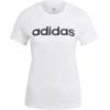 imageadidas Womens Loungewear Essentials Slim Logo TeeWhiteBlack