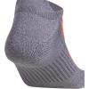 imageadidas Womens Superlite Performance Tabbed No Show Running Socks With Achilles Protection 2pairOnix GreyLight Onix GreySolar Red